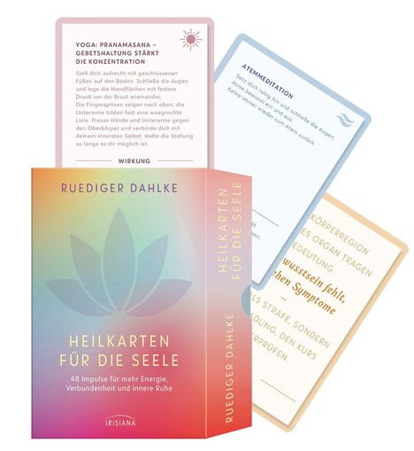 „Yoga: Pranamasana – Gebetshaltung stärkt die Konzentration“, „Atemmeditation“, „Ruediger Dahlke, Heilkarten für die Seele“.