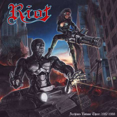 Riot: Archives Volume Three: 1987 - 1988 (Blood-Red Vinyl), 2 LPs und 1 DVD