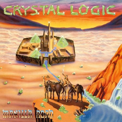 Manilla Road: Crystal Logic (Orange/Blue Splatter Vinyl), LP