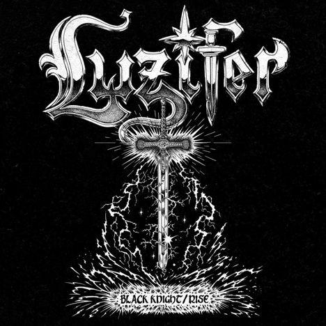 Luzifer: Black Knight/Rise (Splatter Vinyl), LP