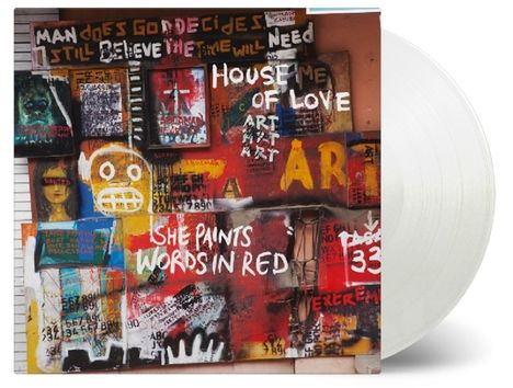 The House Of Love: She Paints Words In Red (180g) (Limited-Numbered-Edition) (White Vinyl), LP