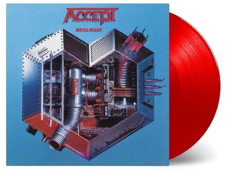 Accept: Metal Heart (180g) (Limited Numbered Edition) (Translucent Red Vinyl), LP