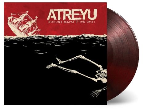 Atreyu: Lead Sails Paper Anchor (180g) (Limited-Numbered-Edition) (Red/Black Vinyl), LP