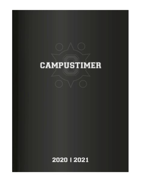 Campustimer Black A5 2020/2021, Kalender