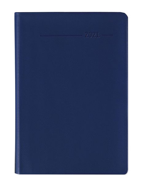 Minitimer PVC blau 2021 - Taschenplaner A6, Kalender