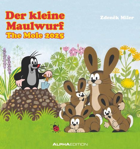 Der kleine Maulwurf 2025 - Postkarten-Kalender - Kalender-mit-Postkarten - zum-raustrennen - 16x17, Kalender