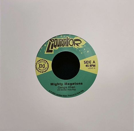 Mighty Megatons: Gengis Khan/Never Too Old, Single 7"