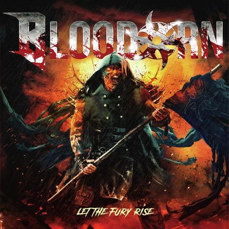 Bloodorn: Let The Fury Rise (Orange/Black Marbled Vinyl), LP