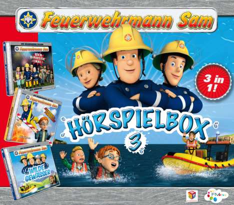 Feuerwehrmann Sam - Hörspiel Box 3, 3 CDs