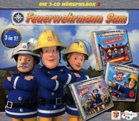 Feuerwehrmann Sam - Hörspielbox 2, 3 CDs