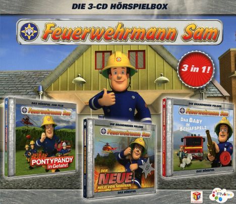 Feuerwehrmann Sam - Hörspielbox 1, 3 CDs