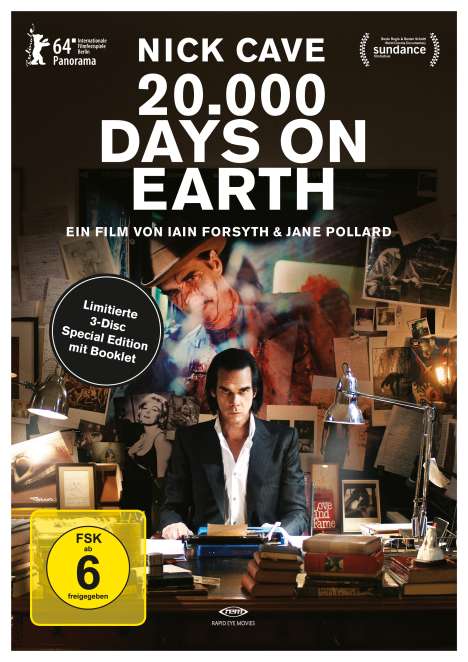 20.000 Days on Earth (OmU) (Special Edition) (Blu-ray &amp; DVD), 1 Blu-ray Disc und 2 DVDs