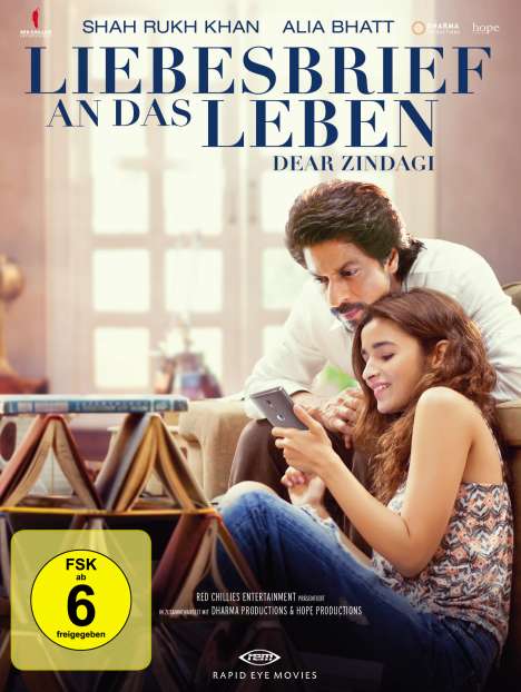 Dear Zindagi - Liebesbrief an das Leben (Blu-ray &amp; DVD im Digipack), 1 Blu-ray Disc und 2 DVDs