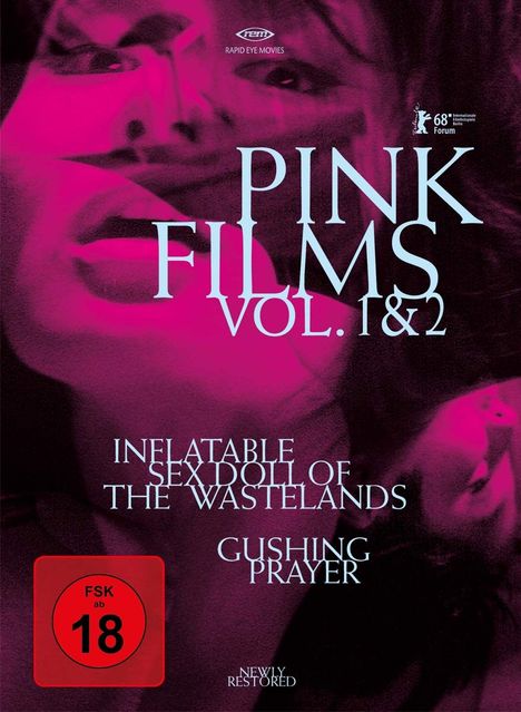 Pink Films Vol. 1 &amp; 2: Inflatable Sex Doll of the Wastelands / Gushing Prayer (Blu-ray &amp; DVD im Digipack), 1 Blu-ray Disc und 1 DVD