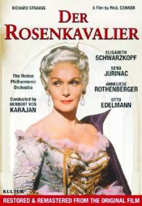 Richard Strauss (1864-1949): Der Rosenkavalier (Opernverfilmung), DVD