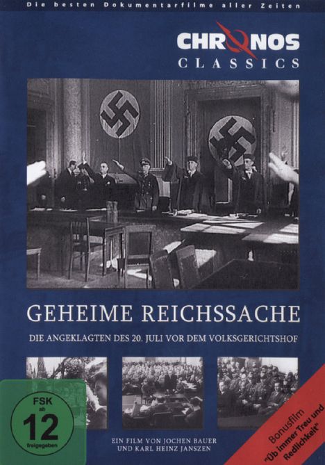Geheime Reichssache, DVD