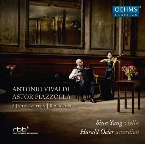 Antonio Vivaldi (1678-1741): Concerti op.8 Nr.1-4 "Die vier Jahreszeiten" für Violine &amp; Akkordeon, CD