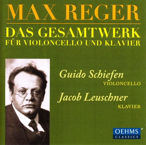 Max Reger (1873-1916): Sämtliche Werke für Cello &amp; Klavier, 2 CDs