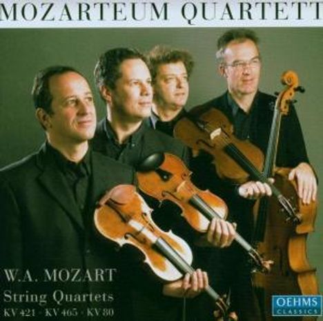 Wolfgang Amadeus Mozart (1756-1791): Streichquartette Nr.1,15,19, CD