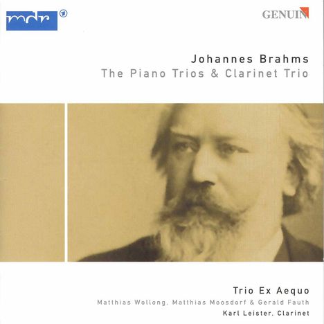 Johannes Brahms (1833-1897): Klaviertrios Nr.1-3, 2 CDs