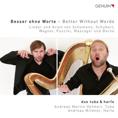 Andreas Martin Hofmeir - Werke für Tuba &amp; Harfe ("Besser ohne Worte - Better without Words"), CD