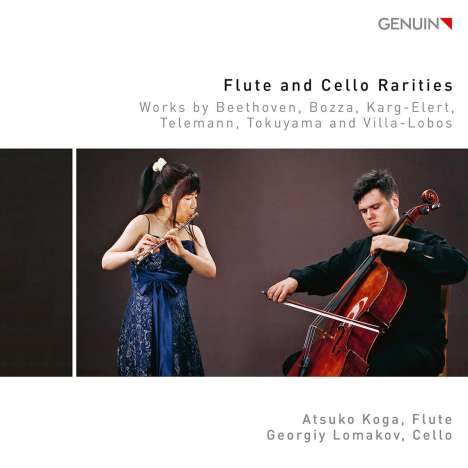 Atsuko Koga &amp; Georgiy Lomakov - Flute and Cello Rarities, CD