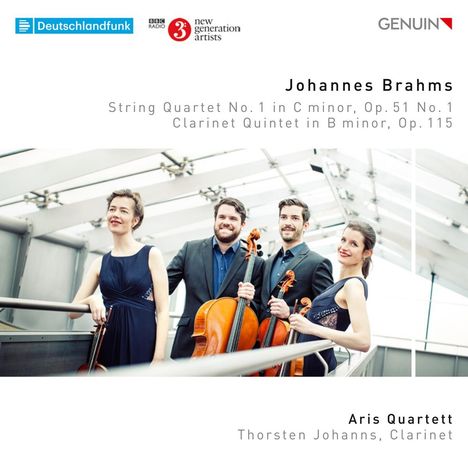 Johannes Brahms (1833-1897): Streichquartett Nr.1, CD