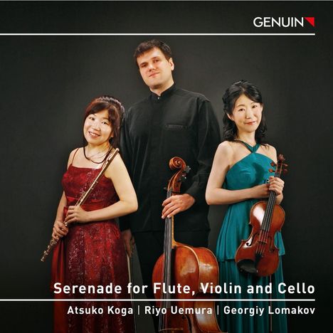 Atsuko Koga , Riyo Uemura & Georgiy Lomakov - Serenade for Flute, Violine and Cello, CD