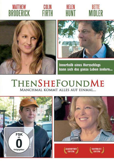 Then She Found Me, DVD
