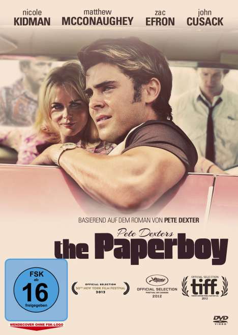The Paperboy, DVD