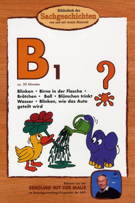 Bibliothek der Sachgeschichten - B1 (Birne - Blinken), DVD