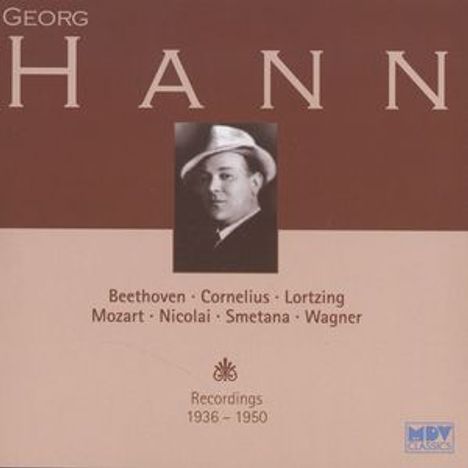 Georg Hann singt Arien, CD