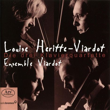 Louise Heritte-Viardot (1841-1918): Klavierquartette A-Dur op.1,D-Dur op.11,d-moll o.op., CD