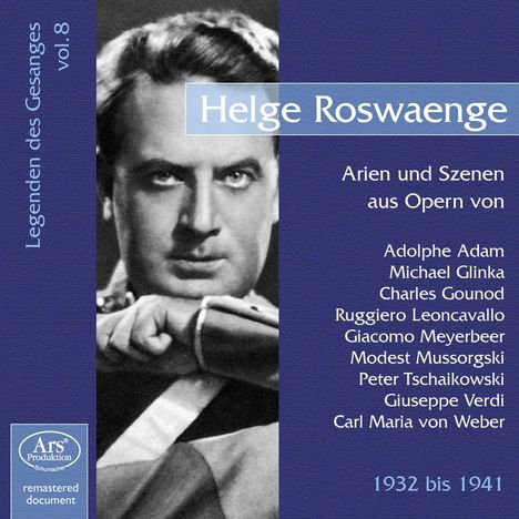 Legenden des Gesanges Vol.8 - Helge Rosvaenge, CD