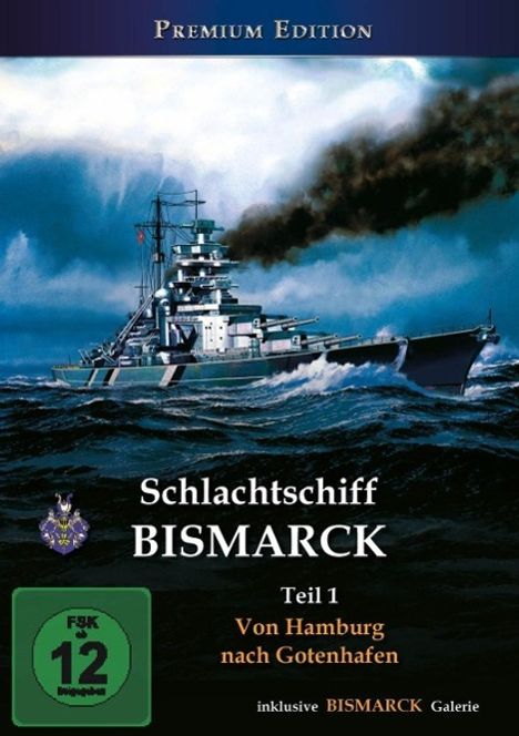 Schlachtschiff Bismarck Teil 1, DVD