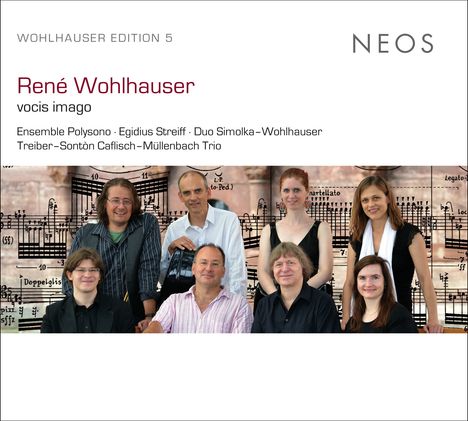 Rene Wohlhauser (geb. 1954): Vocis Imago für Flöte, Klarinette, Percussion, Klavier, Violine &amp; Cello, CD