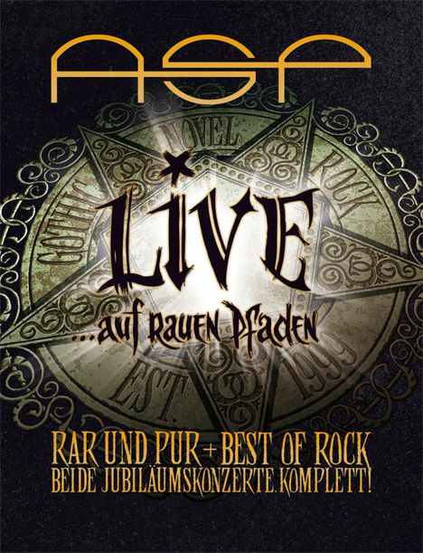 ASP: Live - Auf rauen Pfaden (Limited Edition Boxset), 4 CDs