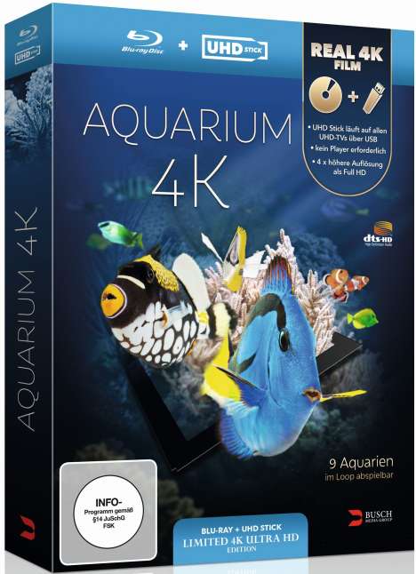 Aquarium (Blu-ray &amp; UHD-Stick), Blu-ray Disc