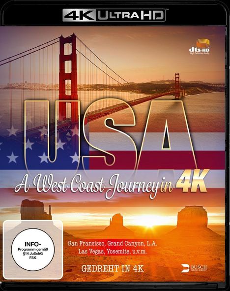 USA - A West Coast Journey (Ultra HD Blu-ray), Ultra HD Blu-ray