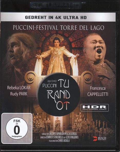 Giacomo Puccini (1858-1924): Turandot (4K Ultra HD), Blu-ray Disc