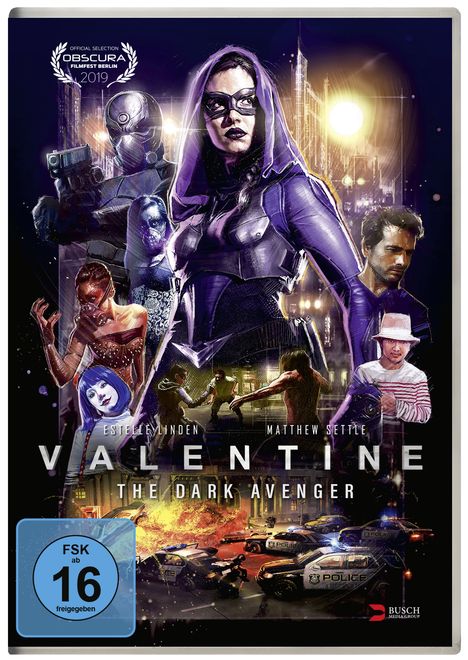 Valentine - The Dark Avenger, DVD
