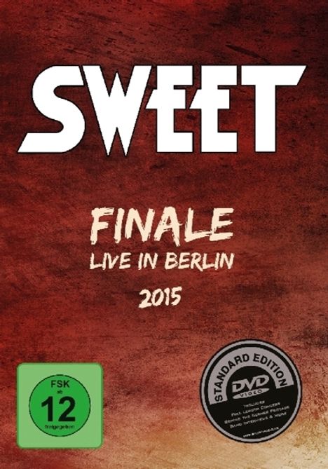 The Sweet: Finale: Live in Berlin 2015, DVD
