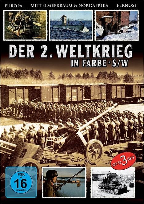 An den Fronten des Krieges - Der 2. Weltkrieg, 3 DVDs