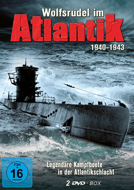 Wolfsrudel im Atlantik 1940-1943 - Legendäre Kampfboote in der Atlantikschlacht, DVD