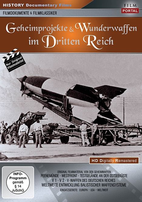 Geheimprojekte & Wunderwaffen im Dritten Reich, DVD