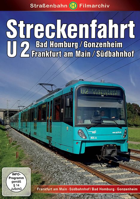 Streckenfahrt U 2, DVD