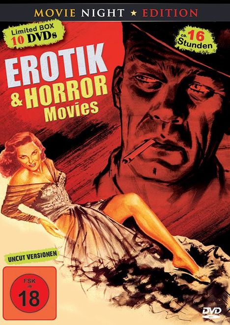 Erotik &amp; Horror Movies (10 Filme), 10 DVDs