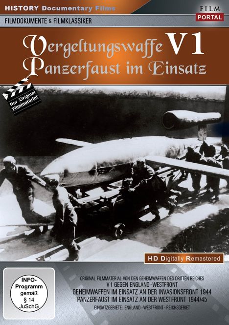 Vergeltungswaffe V1 - Panzerfaust im Einsatz, DVD
