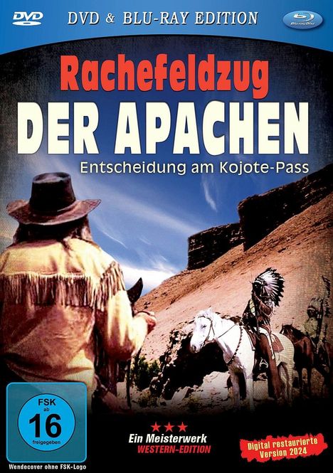 Rachefeldzug der Apachen - Entscheidung am Kojote-Pass (Blu-ray &amp; DVD), 1 Blu-ray Disc und 1 DVD