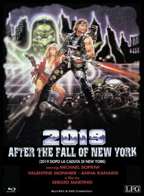 2019 - After the fall of New York (Fireflash) (Blu-ray &amp; DVD im Mediabook), 1 Blu-ray Disc und 1 DVD